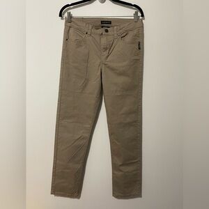 Silver “Nathan” boy’s Tan mid rise Jeans in Size 16